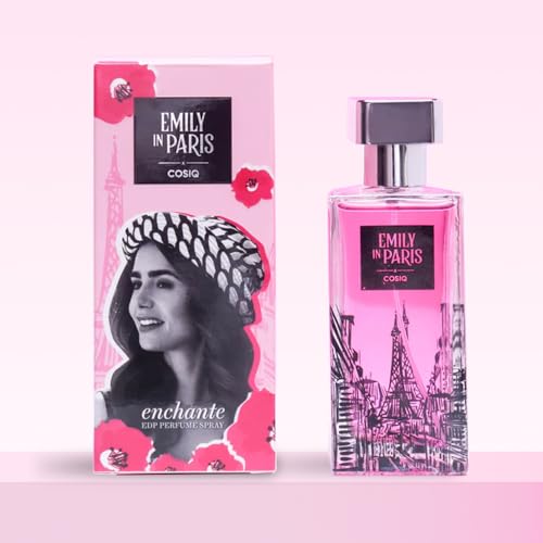 Cos-IQ Emily In Paris Enchante Eau de Parfum (EDP) Perfume | Long-Lasting Fragrance | Floral Woody Musk | for Women, 100ml