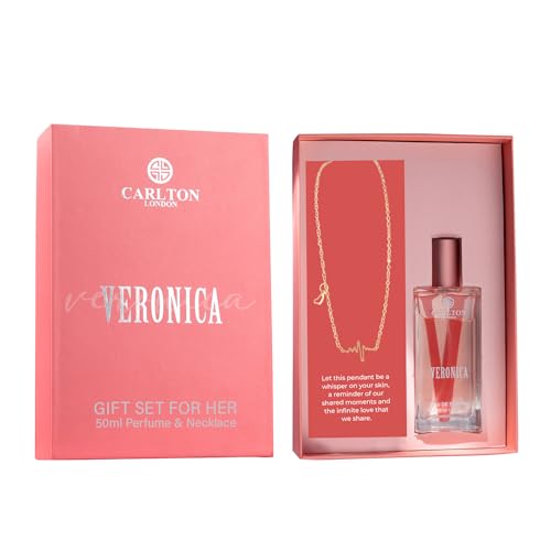 Carlton London Women Gift Set Veronica Edp 50Ml + Necklace I For All Special Occasions | Consists Jewellery, Musk Perfume Liquid, Personal Care & More 1X50Ml Best Gift Set