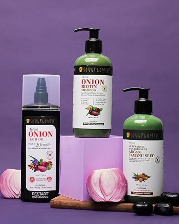 onion hair oil shampoo argan conditioner