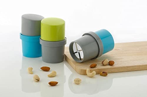 BigPlayer 3-in-1 Plastic Dry Fruit & Paper Mill Grinder Slicer - Versatile & Efficient Kitchen Tool