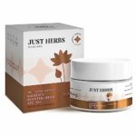 Just Herbs Skin Whitening Face Cream With SPF 30+ Saffron and White Lotus Radiance Booster Cream For Men Women All Skin Types - 50g