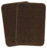 SARAL HOME EASY LIVING Solid Modern Rectangular Bathmat (Brown, Microfiber, 35X50 Cm)