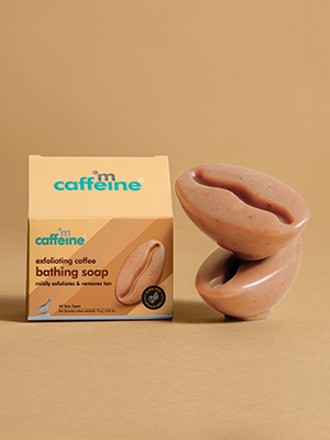 exfoliating coffee bathing soap