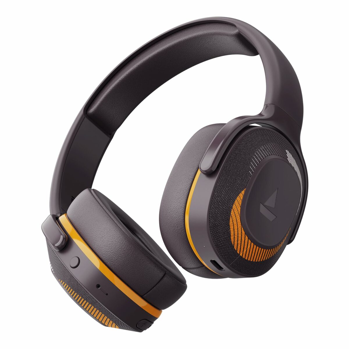 boAt Rockerz 425 Bluetooth Wireless On Ear Headphones Signature Sound, ENx Tech, ASAP Charge, 25H Playtime, Bluetooth V5.2, Dual Pairing with Mic(Calm Orange)