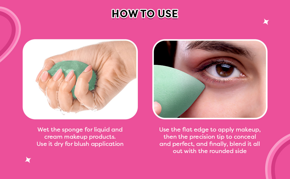 SUGAR POP Dab & Blend Makeup Sponge