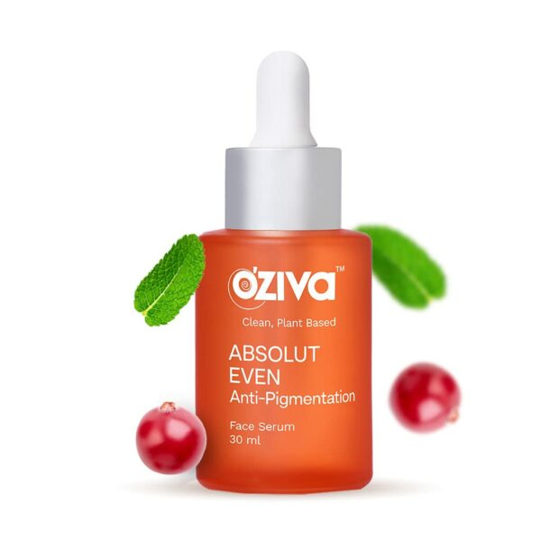 OZiva Absolut Even Anti-Pigmentation Face Serum (with Phyto Niacinamide, Phyto Alpha Arbutin, Aloe Vera & Rosemary) for Hyperpigmentation & Dark Spot Correction (Absolute Even Face Serum, 30ml)