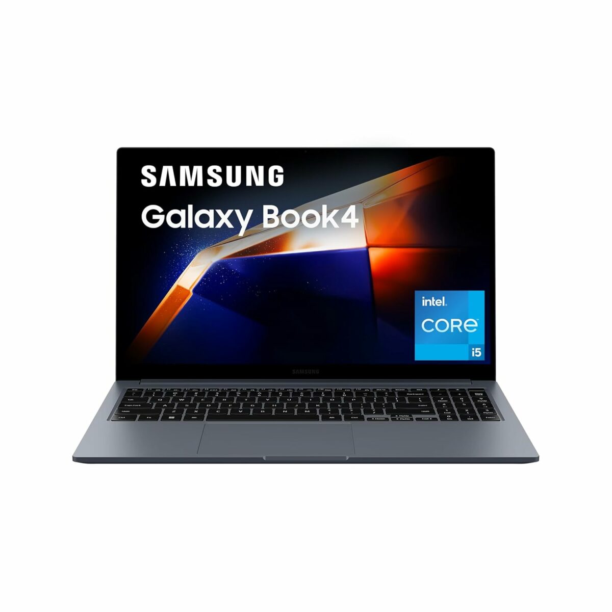 Samsung Galaxy Book4 (Gray, 16GB RAM, 512GB SSD) | 15.6" Full HD Screen | Intel Core i5 1335U Processor | Windows 11 Home | MS Office 2021 | Fingerprint Reader | Intel Iris XE Graphics | RJ45 LAN Port