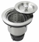 Jagger Stainless Steel Kitchen Sink Drain Waste Coupling or Waste Jali Used in Kitchen Sink (304 Grade Stainless Steel Material with Under Basket 4 INCH) (Made in India)