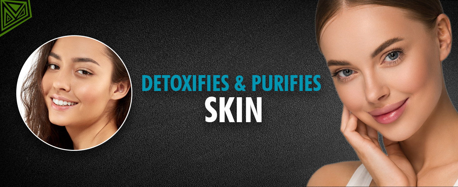 Detoxifies & purifies skin