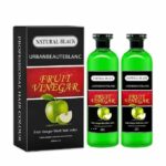 URBAN BEAUT BLANC Fruit Vinegar Black Gel Color Professions Hair Colour, 500mlx2