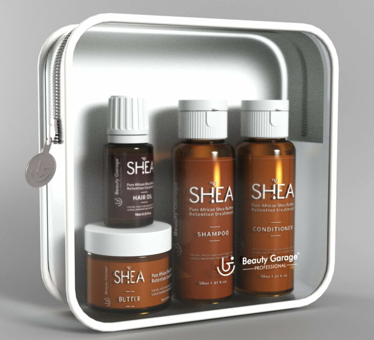 Beauty Garage Shea Retention Treatment Travel Kit