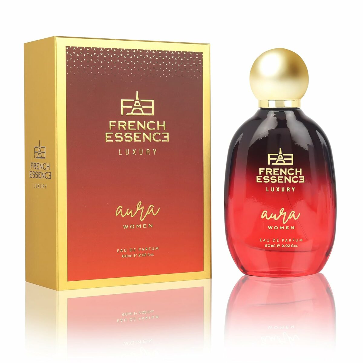 French Essence Premium Perfume for Women/Luxury Perfume/Eau de Parfum set/Long lasting Fragrance, Gift purpose, Fresh Scent (Aura) 60 ml | Lavender, Musk Long Lasting EDP