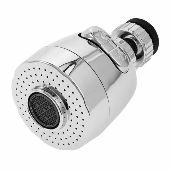 OLWICK® 1 Pcs 360° Swivel Faucet Extender, Adjustable Faucet Aerator Splash-Proof Faucet Splash Head for Bathroom Kitchen Tap Nozzle Filter,Double Mode Water Saving Faucet Extender (Short)