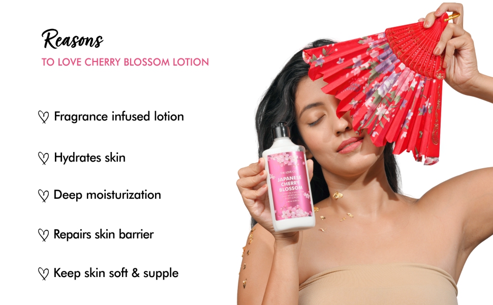 THE LOVE CO. Japanese Cherry Blossom Body Lotion