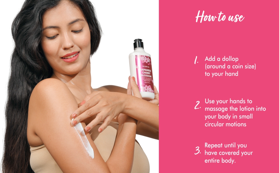 THE LOVE CO. Japanese Cherry Blossom Body Lotion