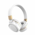 Unix Over The Ear Wireless Bluetooth Headphones with Mic, Deep Bass, Foldable Headphones, Upto 8 Hours Playtime, Workout/Travel, Bluetooth 5.0 (White, On The Ear)