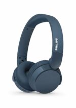 Philips Audio TAH4209BL/00 Bluetooth Headphone with Lightweight and Fodable Design, 32mm Neodynamic Drivers, 55H Playtime, USB Type-C Fast Charging, Built-in Mic for Smartphone, Laptop, Tablet (Blue)