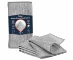 PAJAKA® Pack of 5 Non-Scratch Steel Wire Dishwashing Rags - Multipurpose Kitchen Cloths, Metal Scrubber for Utensils, Home Cleaning Accessories, Durable and Reusable Kitchen Towels Today's