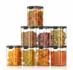 Claiez Air Tight Containers For Kitchen Organizer Storage Set, Kitchen Accessories Items Kitchen Storage Set Pantry Organization And Kitchen Storage (1100ml Pack Of 6)