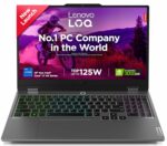 Lenovo LOQ Intel Core i7-13650HX 15.6" (39.6cm) 144Hz 300Nits FHD Gaming Laptop (16GB/512GB SSD/Win 11/NVIDIA RTX 3050 6GB Graphics/100% sRGB/Office 21/1Yr ADP Free/Grey/2.4Kg), 83DV00BJIN