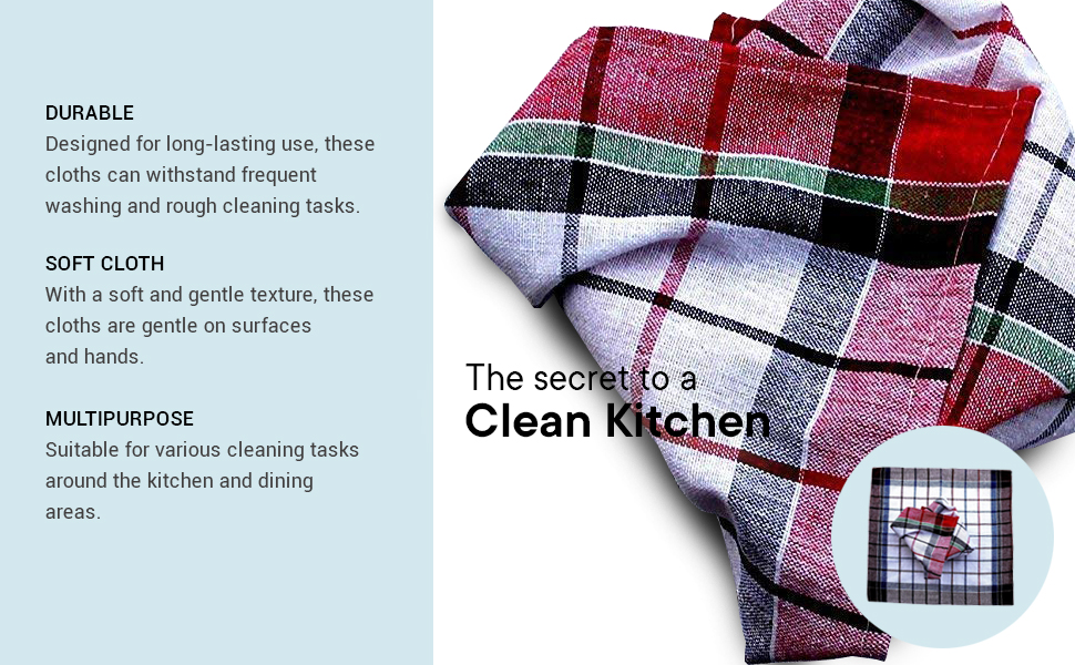 the compact size of these towels makes them ideal for wiping hands, dishes