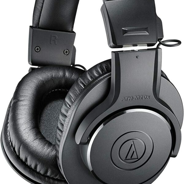 Audio-Technica Ath-M20X Professional Monitor Over ear Headphones (Black)