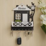 Webelkart Premium Wooden House Keys Hanger Key Holder for Home/Office Decor, Key Holder for Wall Decor (Model-1)