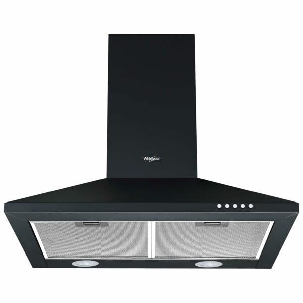 Whirlpool 60 cm 750 m³/hr Kitchen Chimney - CLASSIC CF 60 BK HOOD (Cassette Filter, Black)