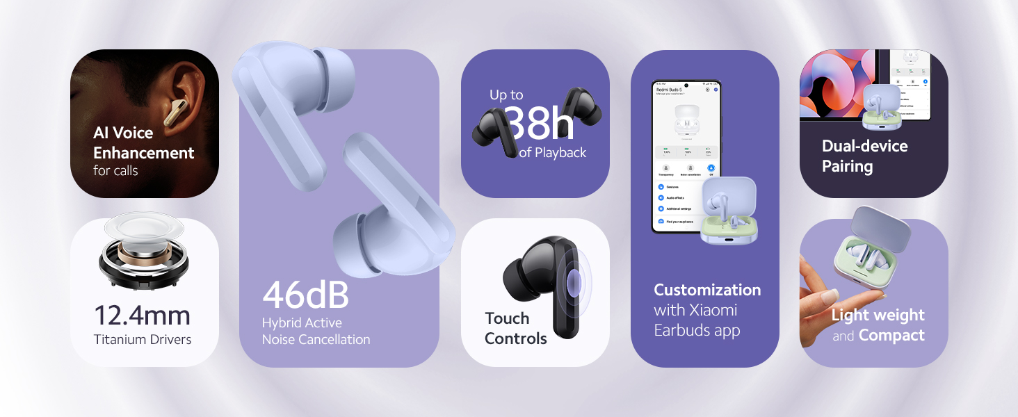 features 38 hour playback best audio TWS airpods apple earbud bluetooth