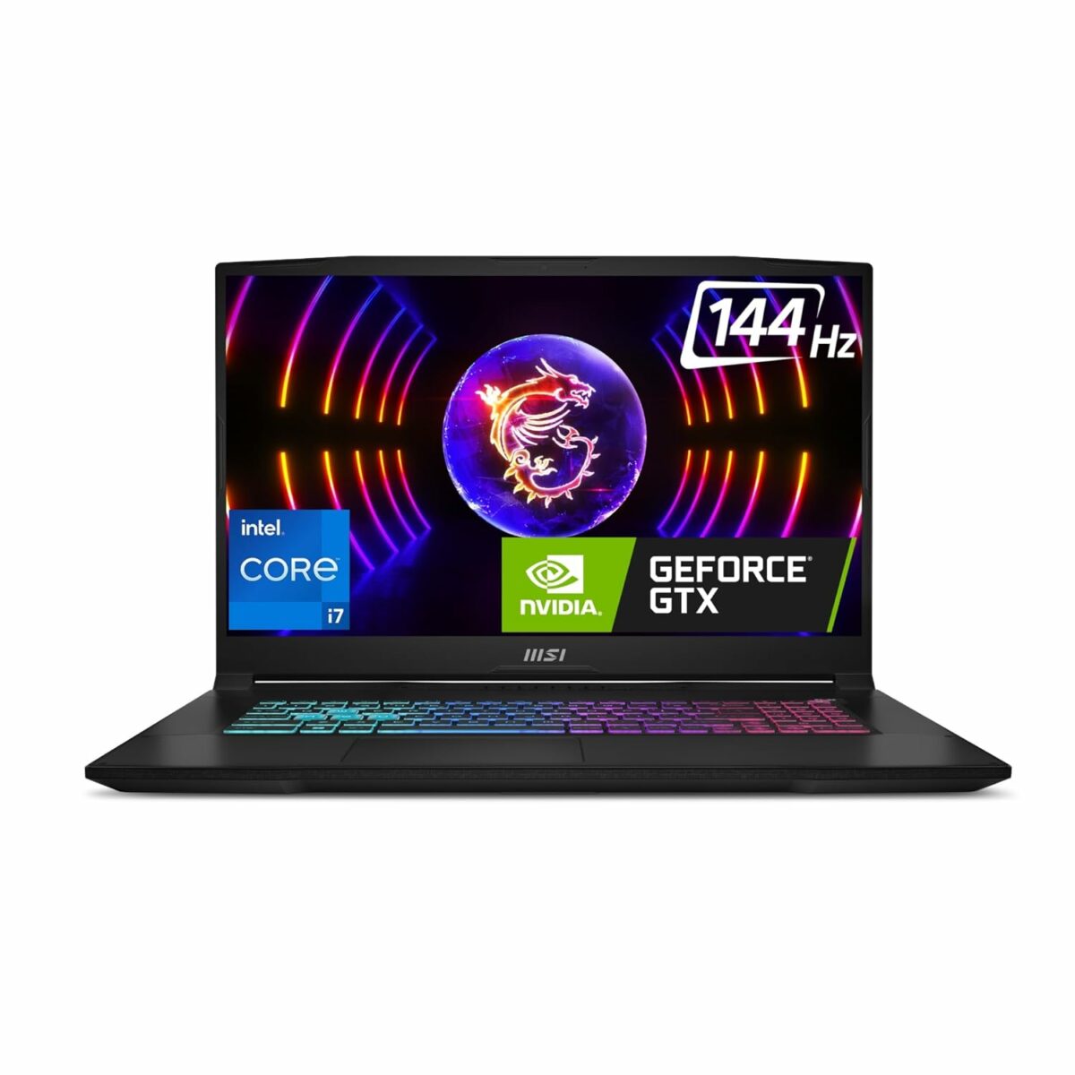 MSI Katana 17, Intel 13th Gen. i7-13620H, 44CM FHD 144Hz Gaming Laptop (16GB/512GB NVMe SSD/Windows 11 Home/Nvidia GeForce RTX3050, 6GB GDDR6/Black/2.6Kg), B13UDXK-255IN