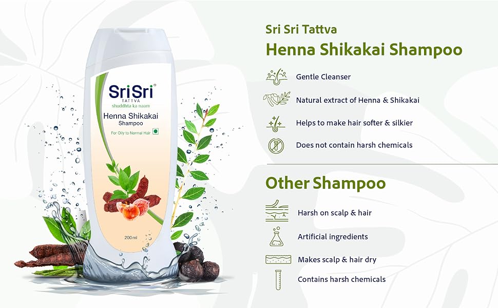 Henna Shikakai shampoo