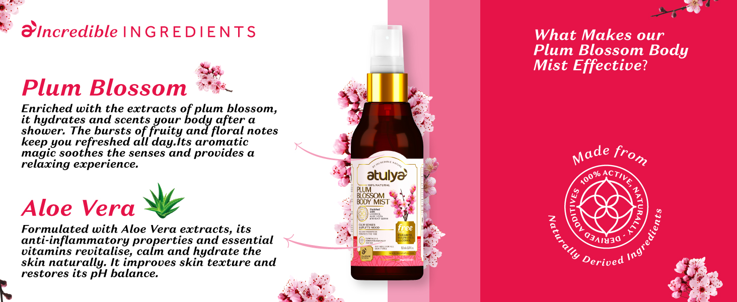 Atulya Plum Blossom Body Mist