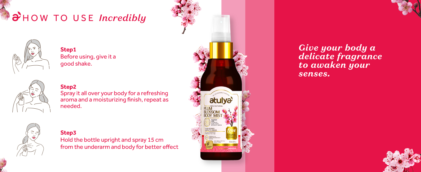 Atulya Plum Blossom Body Mist 