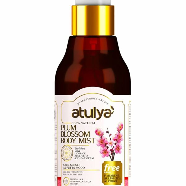 atulya 100% Natural Body Mist 150ml (Plum Blossom)