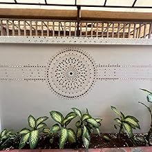 ceramic cone for mud work design on wall