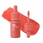 Peripera Ink the Velvet Lip Tint | High Pigment Color, Longwear, Weightless, Not Animal Tested, Gluten-Free, Paraben-Free