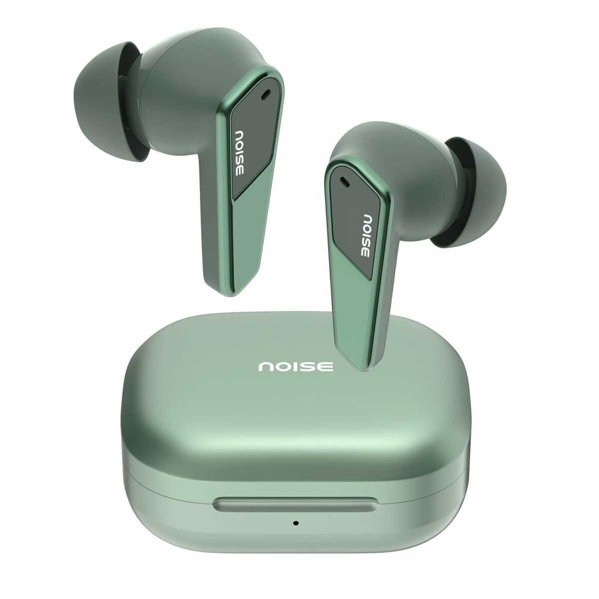 Noise Newly Launched Buds N1 Pro in-Ear Truly Wireless Earbuds with Metallic Finish, ANC(Upto 32dB), 60H of Playtime, Dual Pairing, Instacharge(10 min=200 min), BT v5.3(Chrome Green)