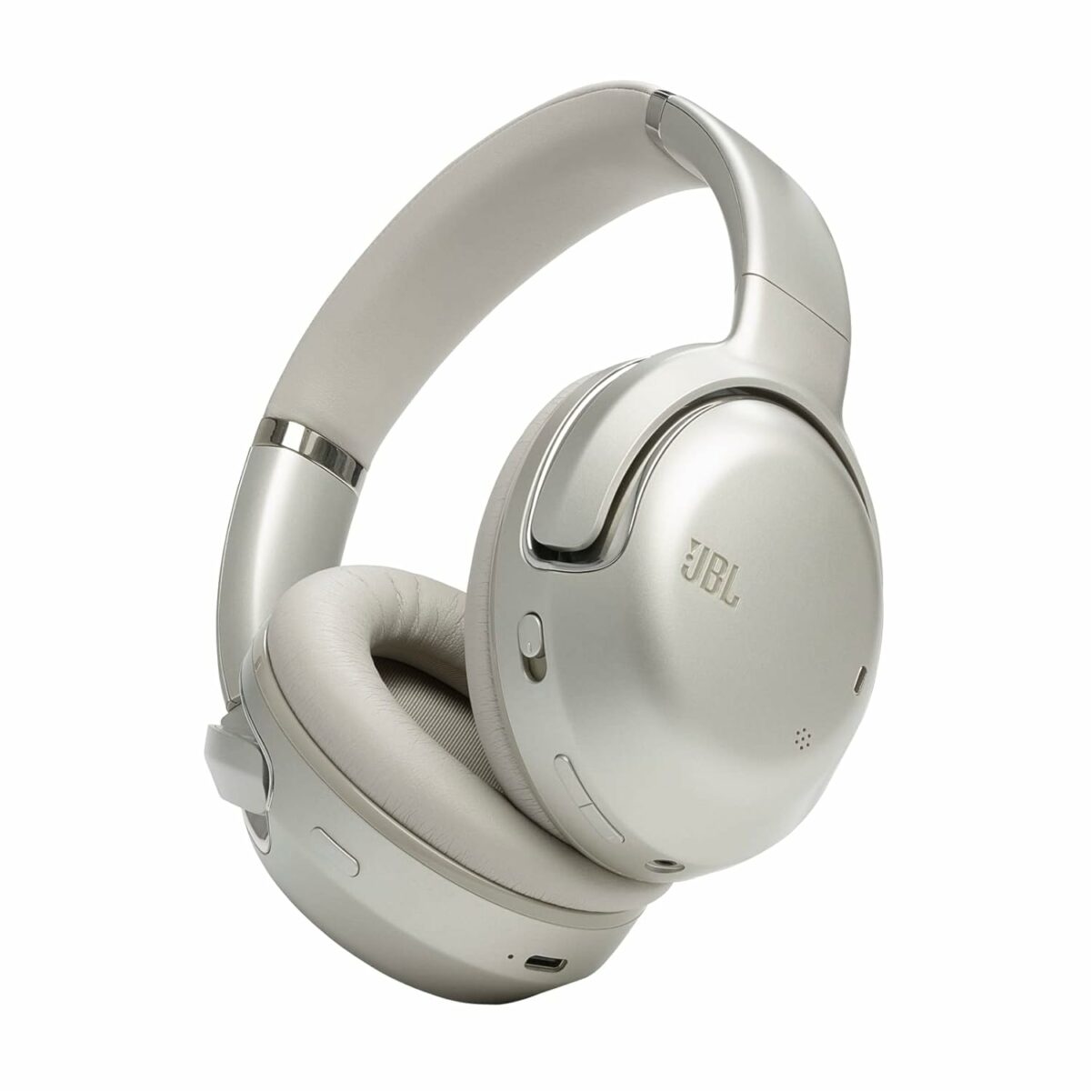 JBL Tour One M2 Adaptive Noise Cancelling Over-Ear Headphones, Spatial Sound, Smart Ambient,50Hrs Playtime,BT 5.3 Le, Quick Charge, Multi Point Conectivity, Built-in Alexa,2 Years Warranty (Champagne)