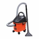 BLACK+DECKER BDWD08-B1 Wet and Dry Vacuum Cleaner with Cannister Body, 1000 W, Powerful Suction, 8L Capacity, 220V Vacuum Cleaner for Home Use, 1 Year Manufacturer Warranty(Red/Black)