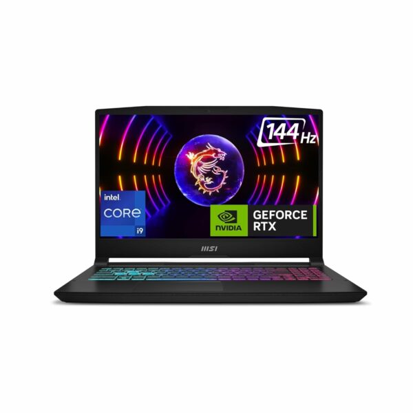 MSI Katana 15, Intel Core i9-13900H, 40CM FHD 144Hz Gaming Laptop (8GBx2/1TB NVMe SSD/Windows 11 Home/Nvidia GeForce RTX 4060, GDDR6 8GB/Black/2.25Kg), B13VFK-843IN