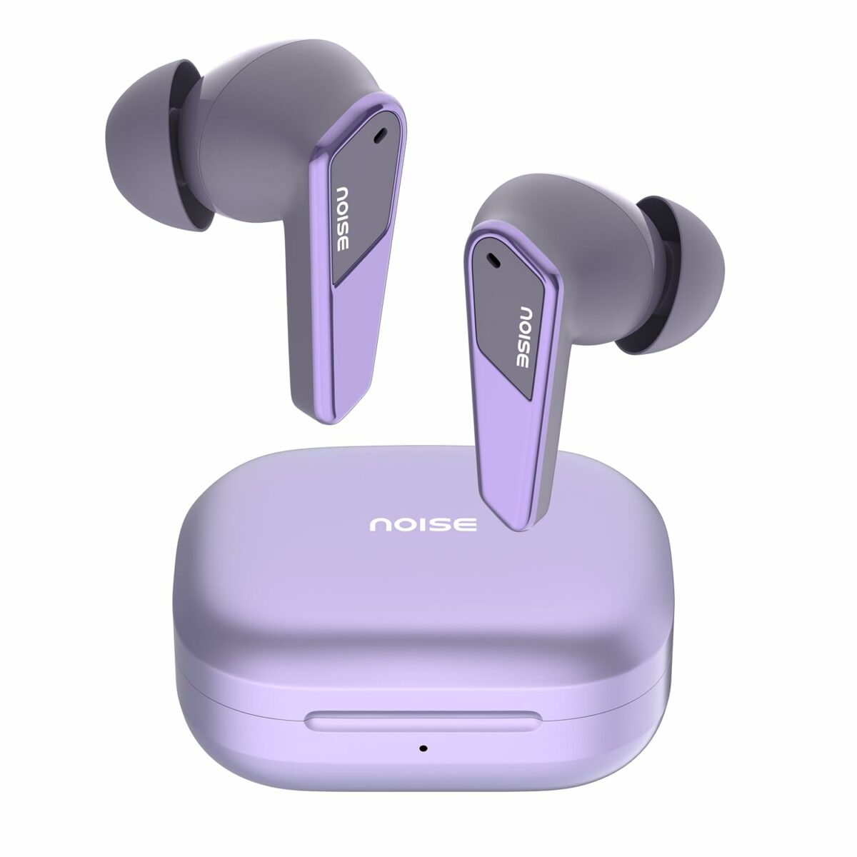 Noise Newly Launched Buds N1 Pro in-Ear Truly Wireless Earbuds with Metallic Finish, ANC(Upto 30dB), 60H of Playtime, Dual Pairing, Instacharge(10 min=200 min), BT v5.3(Chrome Purple)