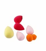 AY Beauty Make Up Mini Sponge Puff (Colour May Vary), Set of 6