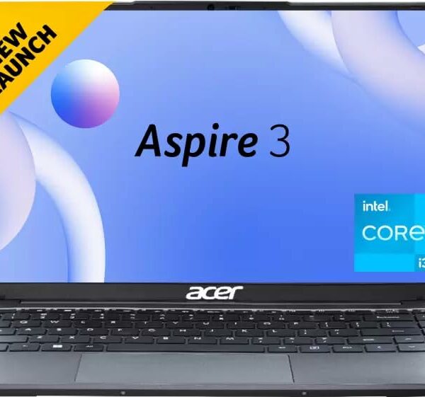 Acer Aspire 3 Intel Core i3 12th Gen 1215U - (8 GB/512 GB SSD/Windows 11 Home) A324-51 Thin and Light Laptop, Backlit Keyboard, (14 Inch, Steel Gray, 1.45 Kg)