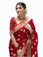 Avantika Fashion Women's Kanjivaram Soft Pure Silk Banarasi Sarees With Blouse Piece