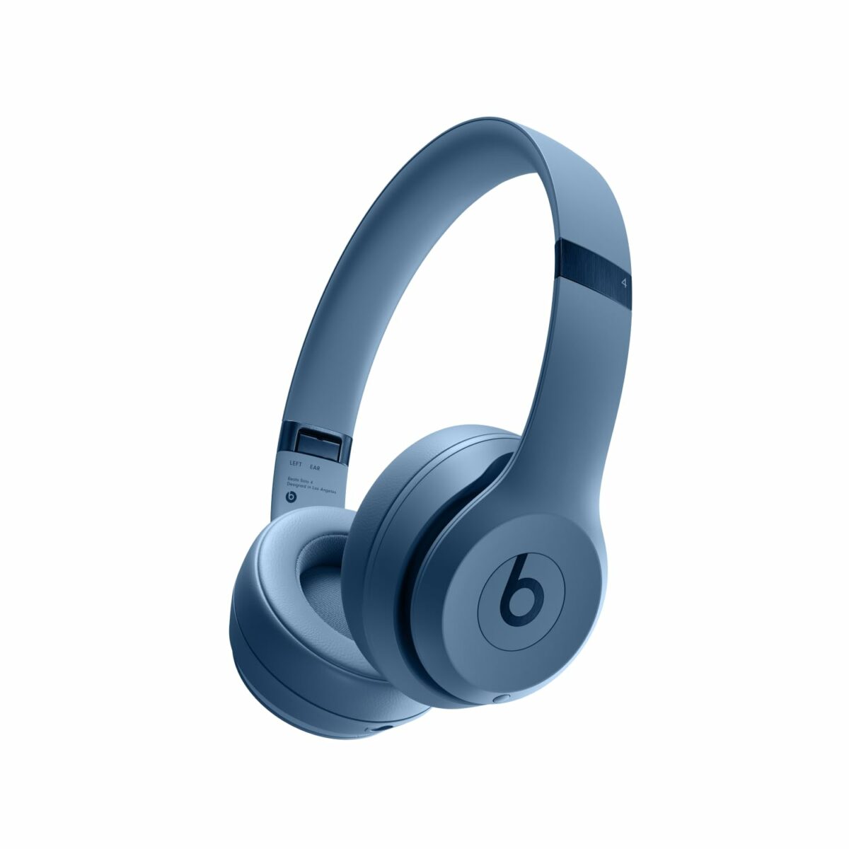 Beats Solo 4 – Wireless Bluetooth Over Ear Ultralight Headphones, Up to 50H of Battery Life, 10 min Fast Charge for 5H Battery, Mic w/Voice Assist, 3.5 mm, Apple & Android Compatible - Slate Blue