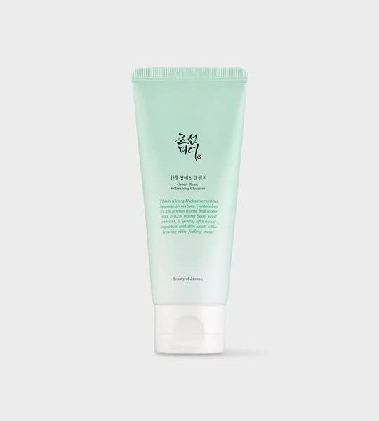 Beauty of Joseon Green Plum Refreshing Cleanser (100ml) |Everyday Soothing, Natural Cleanser |Made In Korea |Sensitive Skin Friendly |Removes Impurities without Drying Skin|Sensitive Skin Friendly