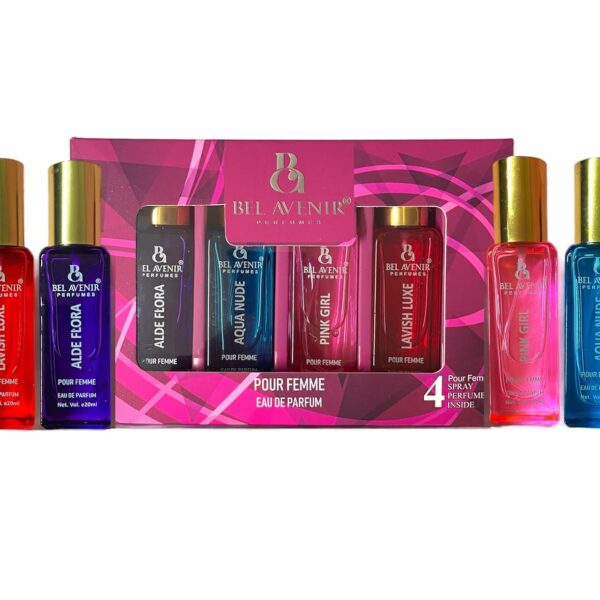 Bel Avenir Luxury Eau De Parfum Woman Gift Set (4X20ml)