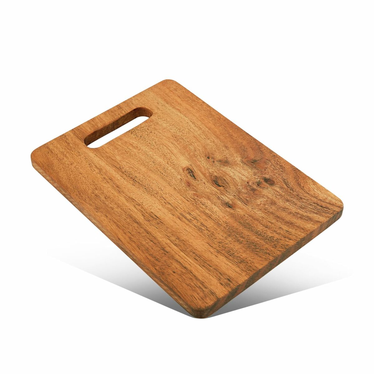 Bergner Wooden Chopping Board for Kitchen (11'' x 9')', Acacia Wood, Incredibly Durability, Smooth Cutting Board, Odour and BPA Free, Naturally Organic, Smooth Surface, Easy to Clean