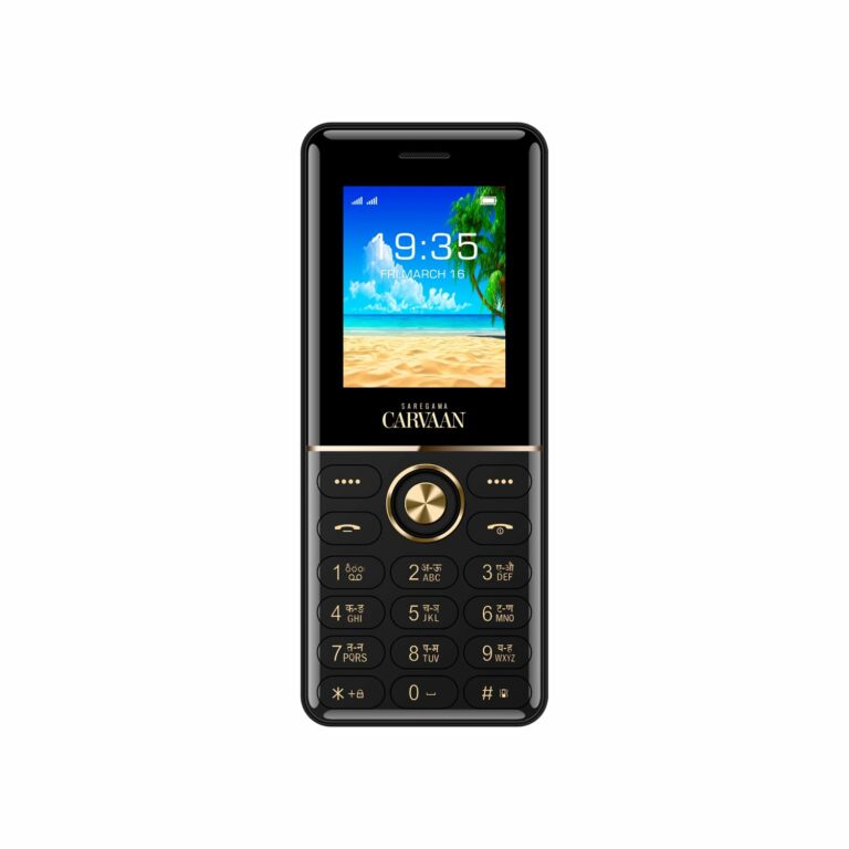 Carvaan Saregama DON Lite (Hindi)- Keypad Mobile Phone - 351 Pre-Loaded Evergreen Hindi Songs, Dual Sim, 1.8 Inch Display, 800 mAh Battery, 600 MB Free Memory Space, FM, BT, Camera | Classic Black