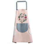 DOCAT Kitchen Apron for Women with Big Front Pocket Hand-Wiping Waterproof Apron for Kitchen Unique Design Kitchen Accessories items for Home Cooking